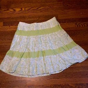 Size 14  boho skirt with sequins